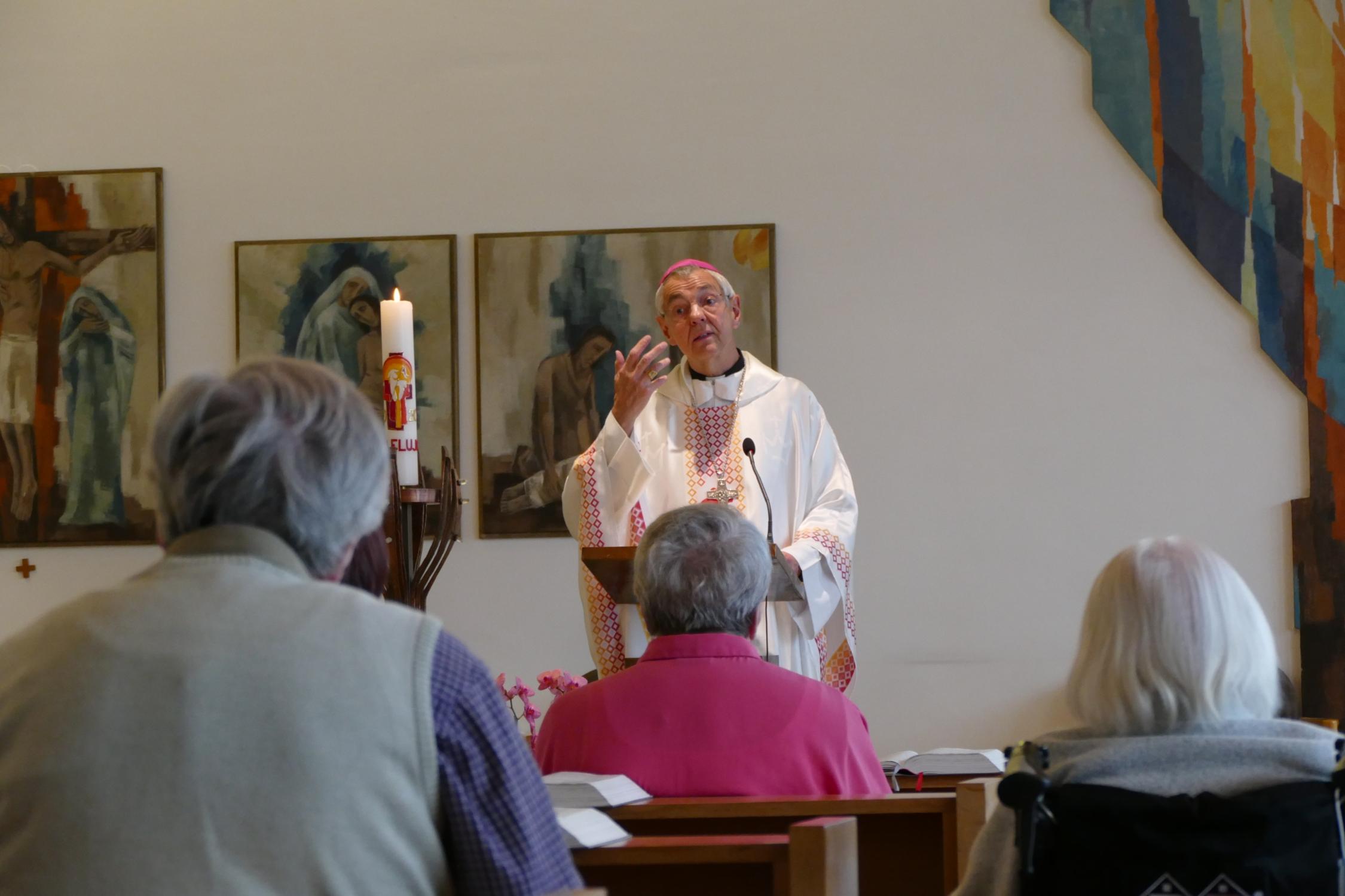 Erzbischof Schick im Ottoheim